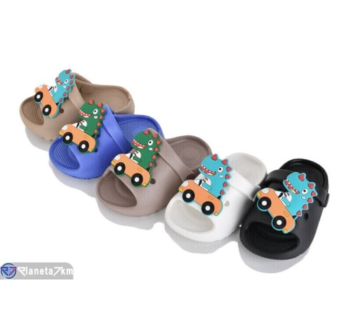 Шлепки дитячі на літо (12 пар р.18-24) мікс  "Melinda"