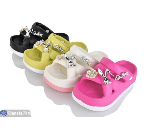 Шлепки жіночі на літо (12 пар р.36-41) мікс  "Melinda"