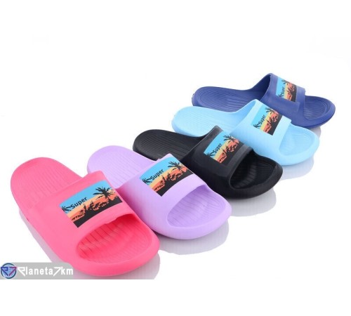 Шлепки жіночі на літо (12 пар р.36-41) мікс  "IEFTIN"