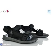 Сандалі чоловічі на літо (8 пар р.41-45) чорний  "Aba"