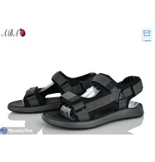 Сандалі чоловічі на літо (8 пар р.41-45) сірий  "Aba"