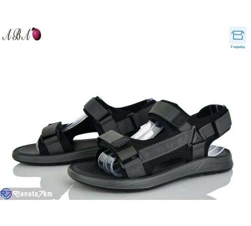 Сандалі чоловічі на літо (8 пар р.41-45) сірий  "Aba"