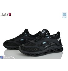 Кросівки чоловічі на літо (8 пар р.40-44) чорний  "Aba"