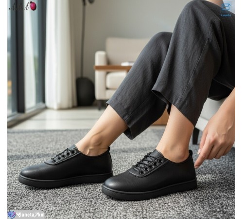 Кросівки жіночі на весну/осінь (8 пар р.36-41) чорний  "Aba"