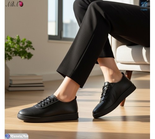 Кросівки жіночі на весну/осінь (8 пар р.36-41) чорний  "Aba"