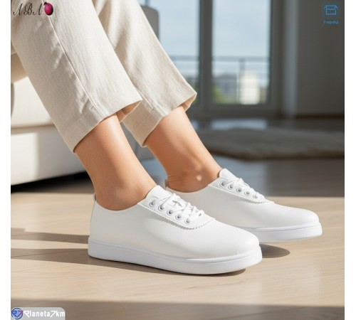 Кросівки жіночі на весну/осінь (8 пар р.36-41) білий  "Aba"