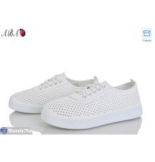 Кросівки жіночі на літо (8 пар р.36-41) білий  "Aba"