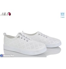 Кросівки жіночі на літо (8 пар р.36-41) білий  "Aba"