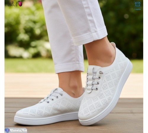 Кросівки жіночі на літо (8 пар р.36-41) білий  "Aba"