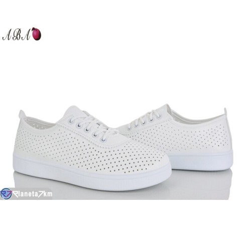 Кросівки жіночі на літо (8 пар р.40-43) білий  "Aba"