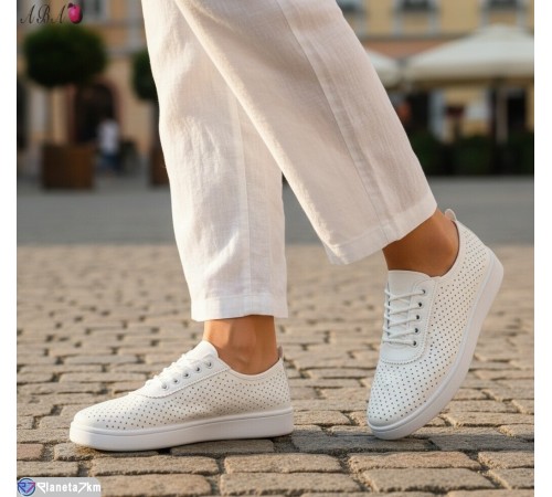 Кросівки жіночі на літо (8 пар р.40-43) білий  "Aba"