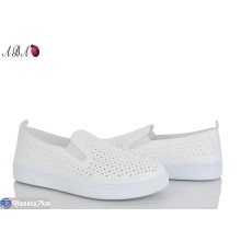 Сліпони жіночі на літо (8 пар р.40-43) білий  "Aba"