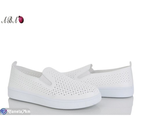 Сліпони жіночі на літо (8 пар р.40-43) білий  "Aba"