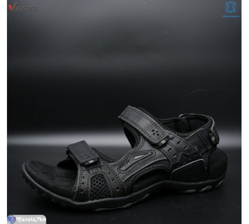 Сандалі чоловічі на літо (8 пар р.41-46) чорний  "Supo-Vegas"