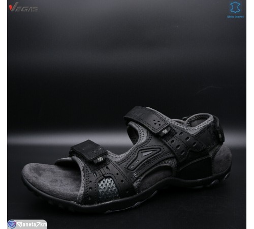 Сандалі чоловічі на літо (8 пар р.41-46) чорний  "Supo-Vegas"