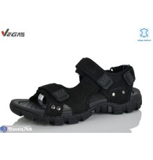 Сандалі чоловічі на літо (8 пар р.41-46) чорний  "Supo-Vegas"