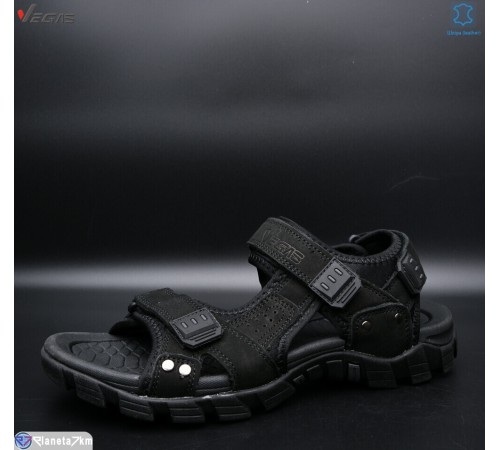 Сандалі чоловічі на літо (8 пар р.41-46) чорний  "Supo-Vegas"