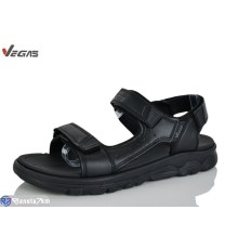 Сандалі чоловічі на літо (8 пар р.41-46) чорний  "Supo-Vegas"