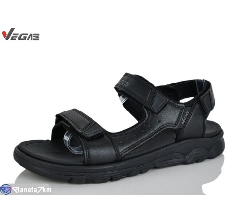 Сандалі чоловічі на літо (8 пар р.41-46) чорний  "Supo-Vegas"