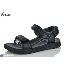 Сандалі чоловічі на літо (8 пар р.41-46) чорний  "Supo-Vegas"