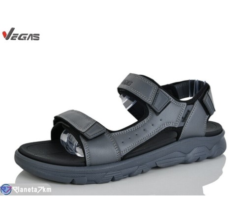 Сандалі чоловічі на літо (8 пар р.41-46) сірий  "Supo-Vegas"