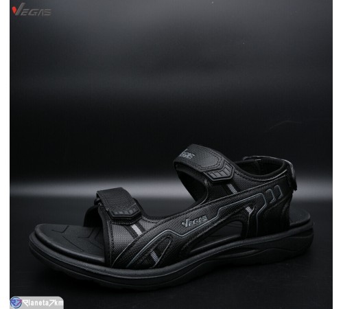 Сандалі чоловічі на літо (8 пар р.41-46) чорний  "Supo-Vegas"