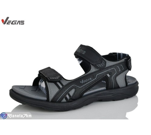 Сандалі чоловічі на літо (8 пар р.41-46) чорний  "Supo-Vegas"