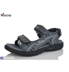 Сандалі чоловічі на літо (8 пар р.41-46) сірий  "Supo-Vegas"