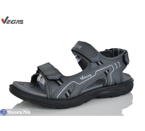 Сандалі чоловічі на літо (8 пар р.41-46) сірий  "Supo-Vegas"