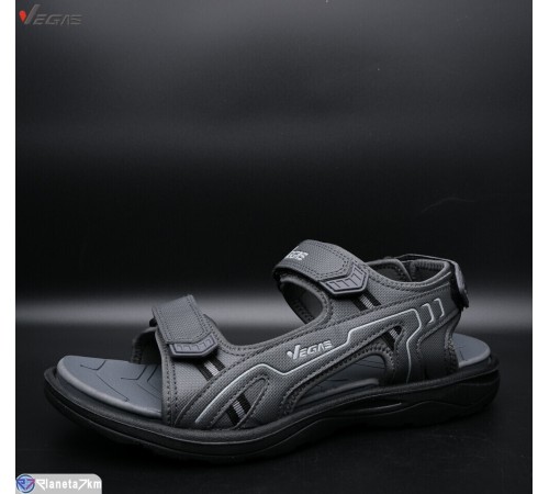 Сандалі чоловічі на літо (8 пар р.41-46) сірий  "Supo-Vegas"