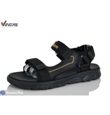 Сандалі чоловічі на літо (8 пар р.41-46) чорний  "Supo-Vegas"