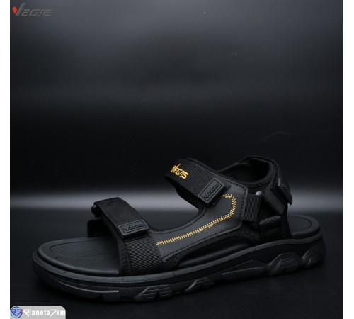 Сандалі чоловічі на літо (8 пар р.41-46) чорний  "Supo-Vegas"