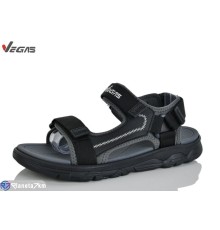 Сандалі чоловічі на літо (8 пар р.41-46) чорний  "Supo-Vegas"