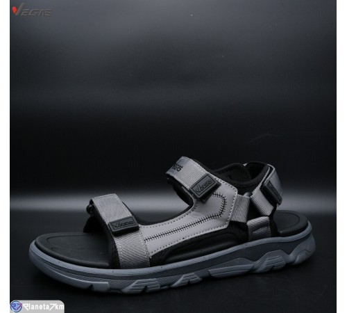 Сандалі чоловічі на літо (8 пар р.41-46) сірий  "Supo-Vegas"