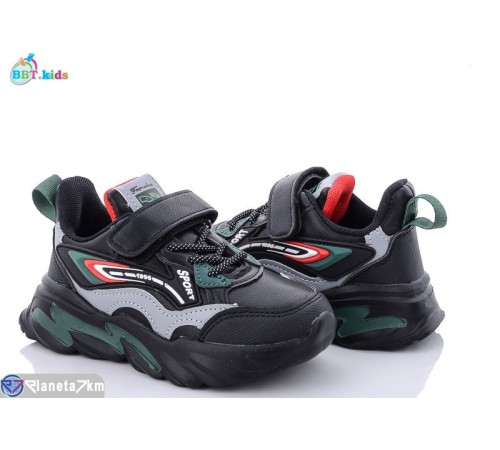 Дитячі кросівки на весну/осінь (8 пар р.27-32) чорний  "BBT"