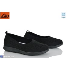 Балетки жіночі на літо (38 пар р.37-42) чорний  "Dolli"