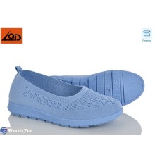 Балетки жіночі на літо (38 пар р.37-42) блакитний  "Dolli"