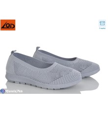 Балетки жіночі на літо (8 пар р.37-42) сірий  "Dolli"