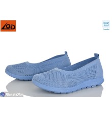 Балетки жіночі на літо (8 пар р.37-42) блакитний  "Dolli"