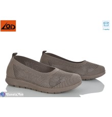 Балетки жіночі на літо (8 пар р.37-42) коричневий  "Dolli"