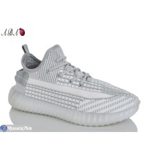 Кросівки жіночі на літо (8 пар р.36-41) сірий  "Aba"