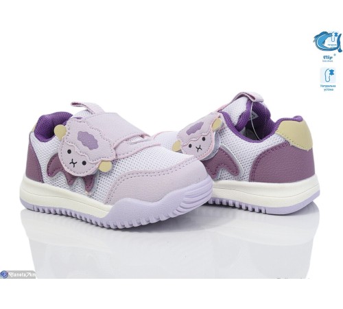 Дитячі кросівки на весну/осінь (8 пар р.21-26) фіолетовий  "Normashoes"