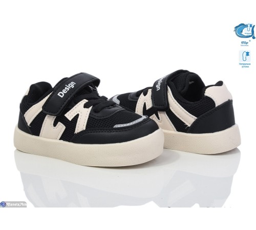 Дитячі кросівки на весну/осінь (8 пар р.23-28) чорний  "Normashoes"