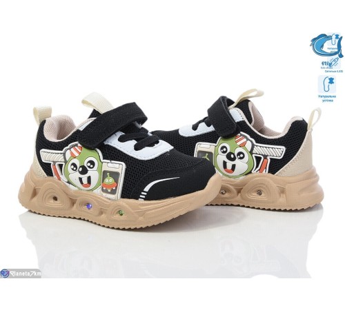 Дитячі кросівки на весну/осінь (10 пар р.22-28) чорний  "Normashoes"