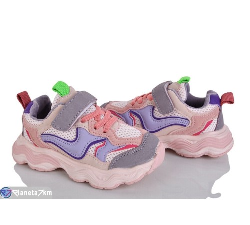 Дитячі кросівки на весну/осінь (8 пар р.26-31) рожевий  "Laifakids"