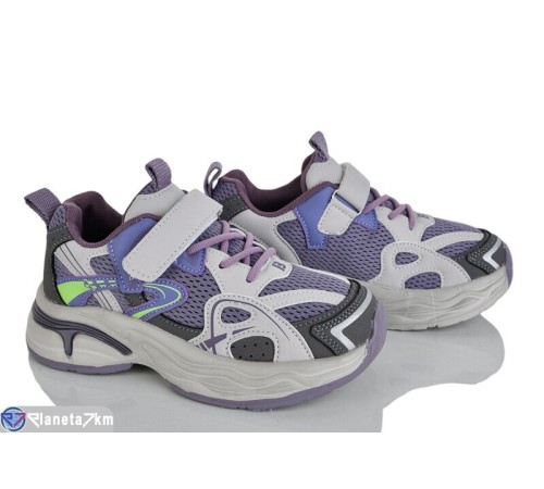 Дитячі кросівки на весну/осінь (8 пар р.32-37) фіолетовий  "Laifakids"