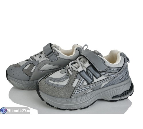 Дитячі кросівки на весну/осінь (8 пар р.32-37) сірий  "Laifakids"