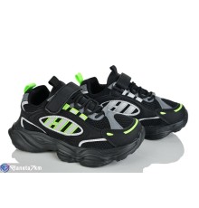 Дитячі кросівки на весну/осінь (8 пар р.32-37) чорний  "Laifakids"