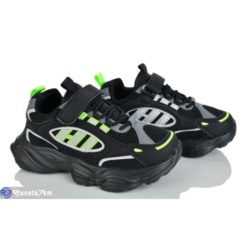 Дитячі кросівки на весну/осінь (8 пар р.32-37) чорний  "Laifakids"