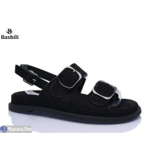 Босоніжки жіночі на літо (6 пар р.36-41) чорний  "Башили"